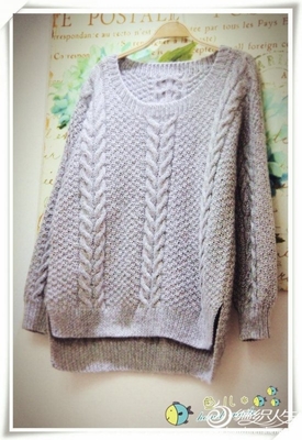 粗針織簡潔復(fù)古麻花前.-編織人生移動(dòng)門戶